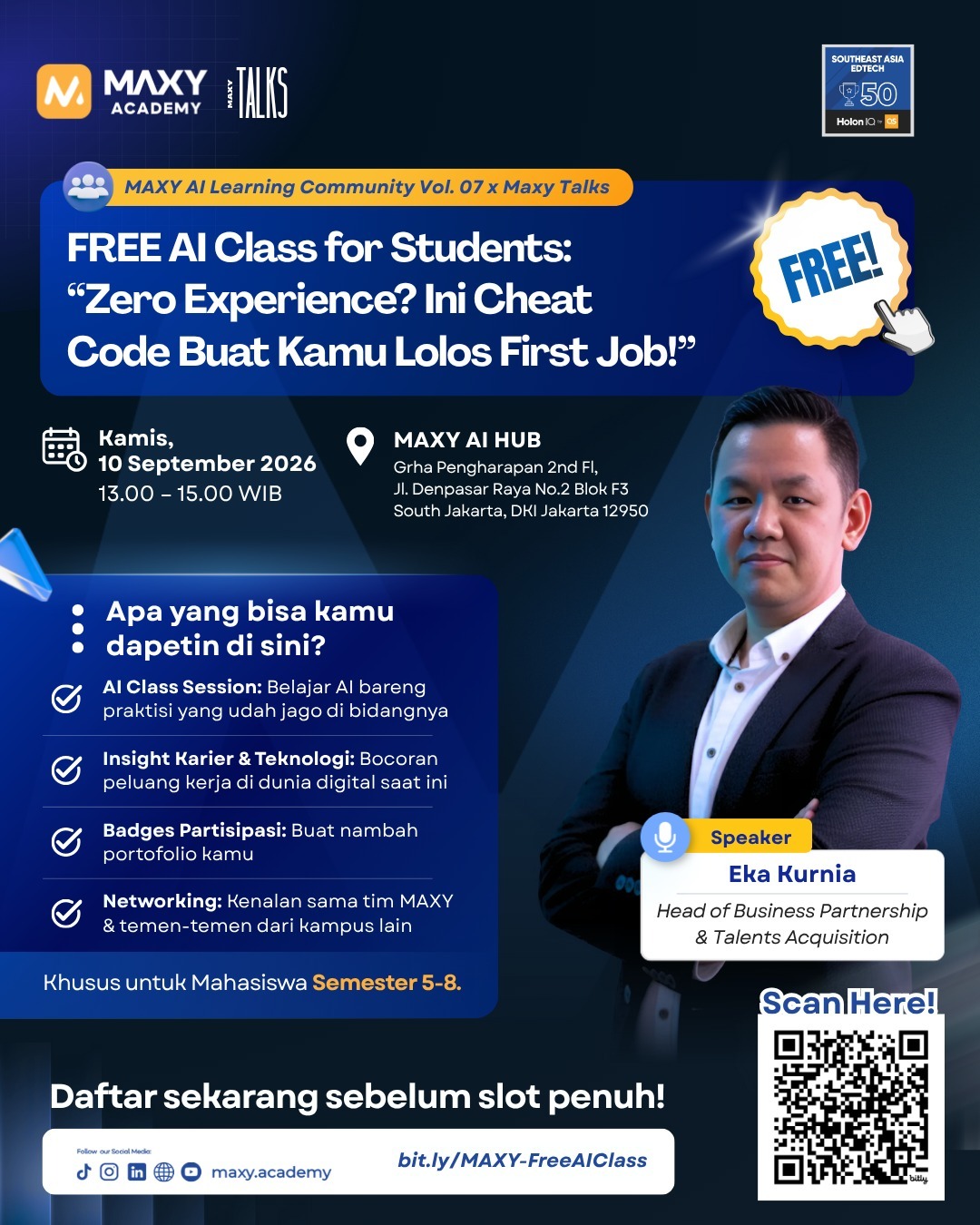 "Zero Experience? Ini Cheat Code Buat Kamu Lolos First Job"